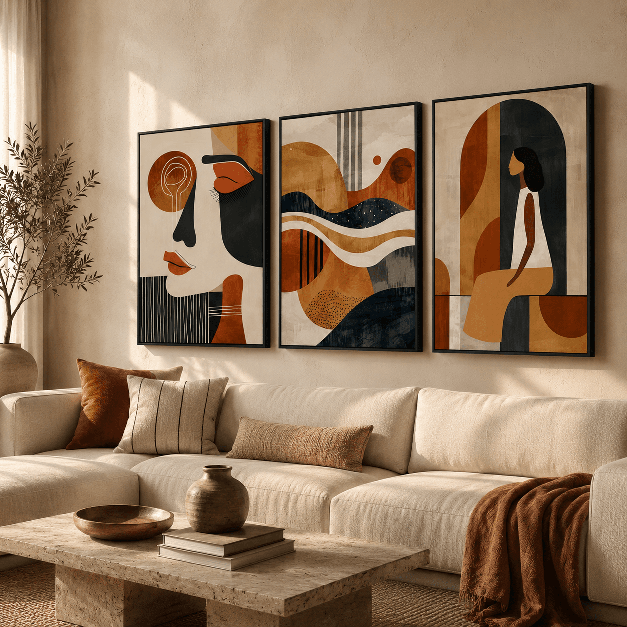 Desert Whispers Triptych