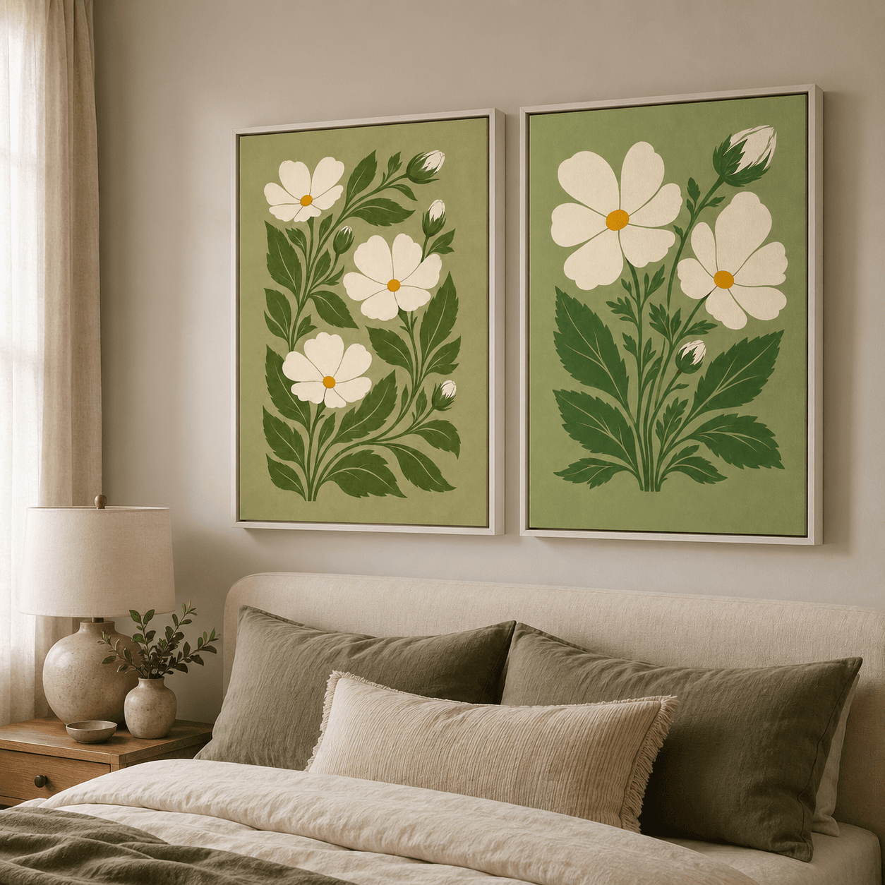 Quiet Olive Blooms