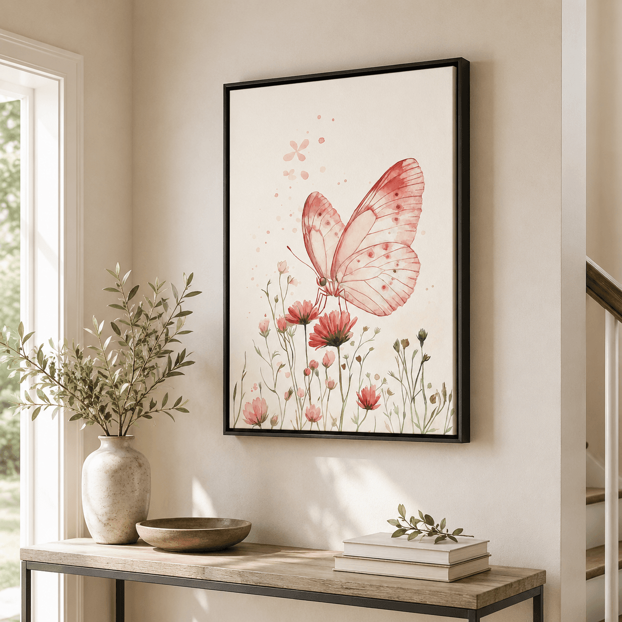 Blush Garden Butterfly