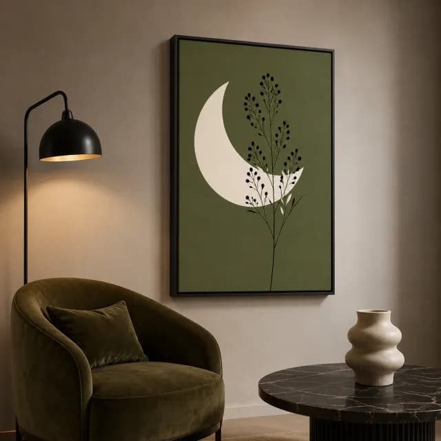 Quiet Olive Moon