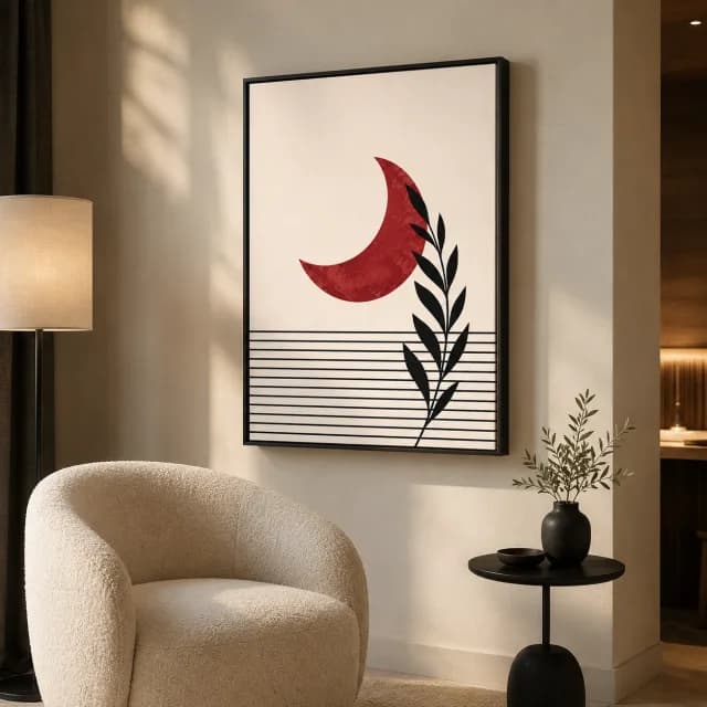 Quiet Crimson Crescent