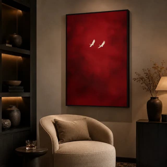 تحليق قرمزي