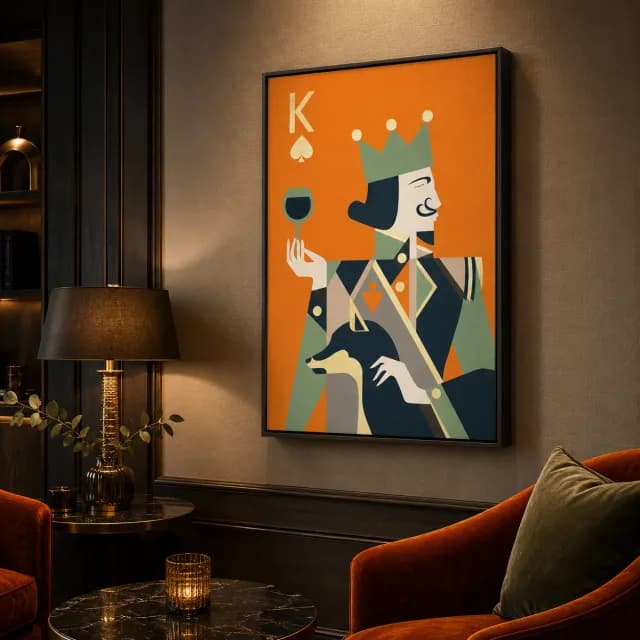 Orange Spade King