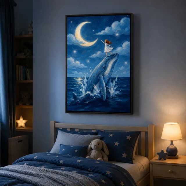 Moon Whale Dream