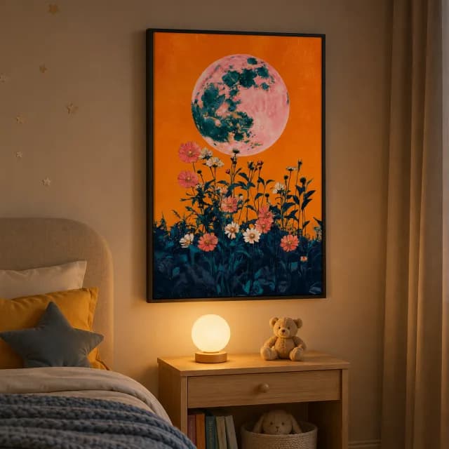 Orange Garden Moon